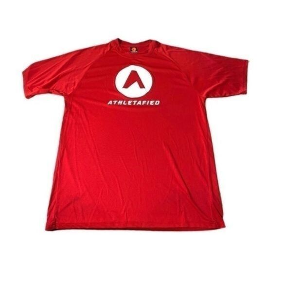 Elbow grease Athletics “Athletafied” Graphic Red Tee Shirt Men’s size XL - Picture 1 of 3